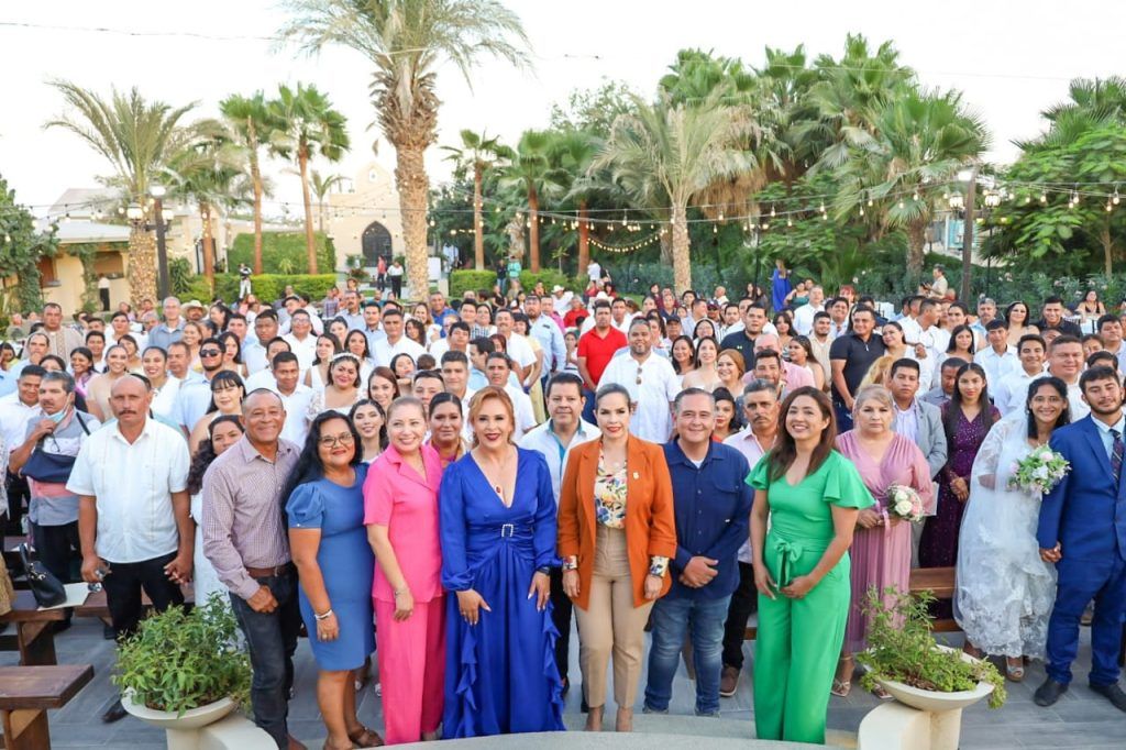 Celebra DIF Los Cabos los Matrimonios Colectivos 2023; se unen 85 parejas