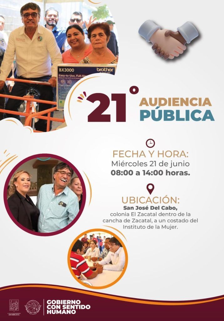Alcalde Oscar Leggs Castro encabezará la XXI Audiencia Pública en la colonia El Zacatal