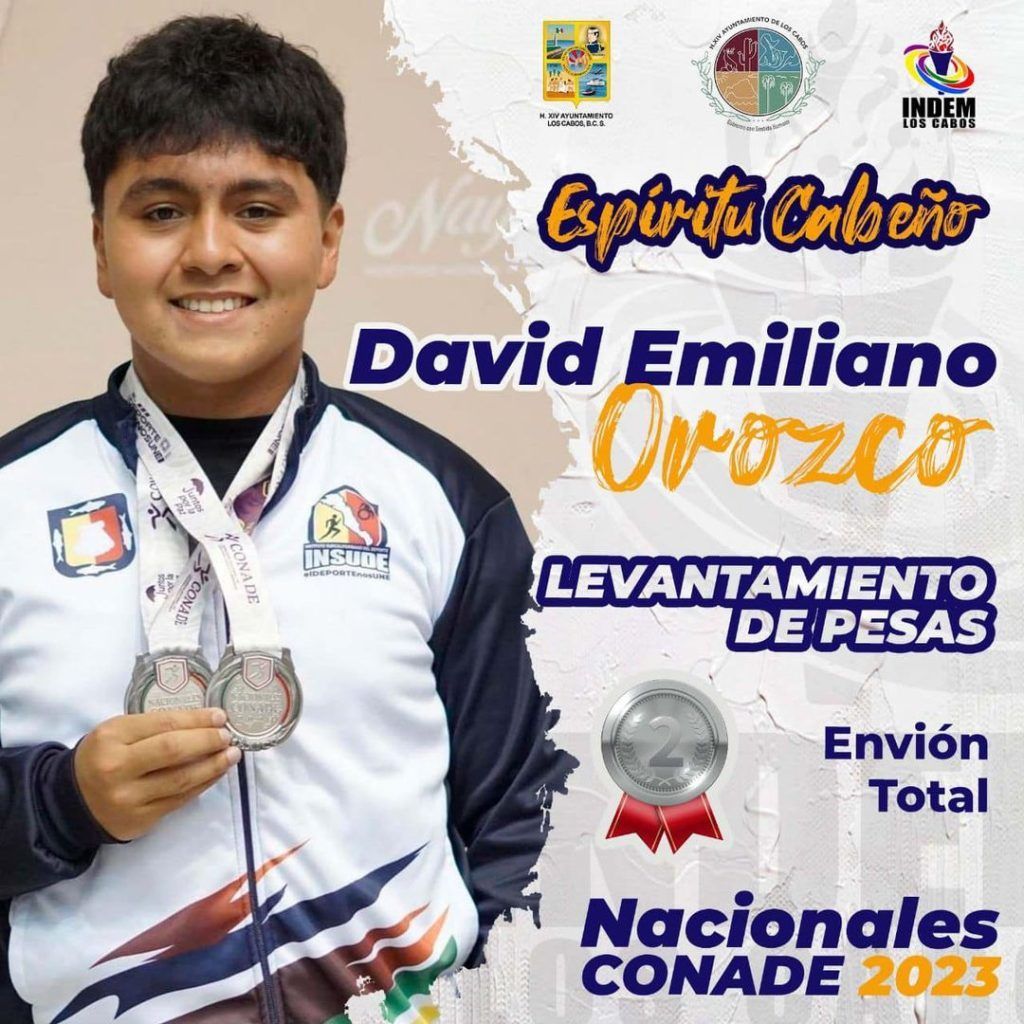 Destacada participación de halterofilistas cabeños durante los Juegos Nacionales CONADE