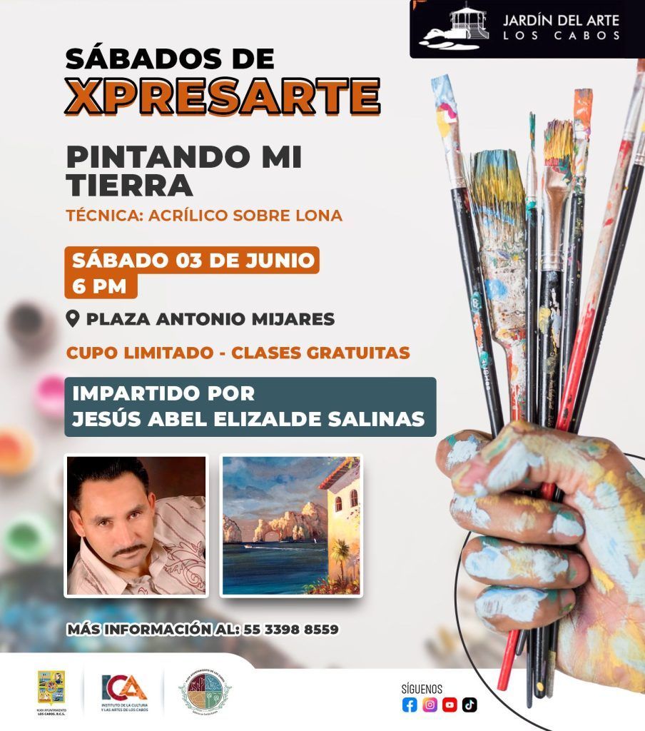 Asiste este sábado 03 de junio al taller de pintura “Xpresarte” 