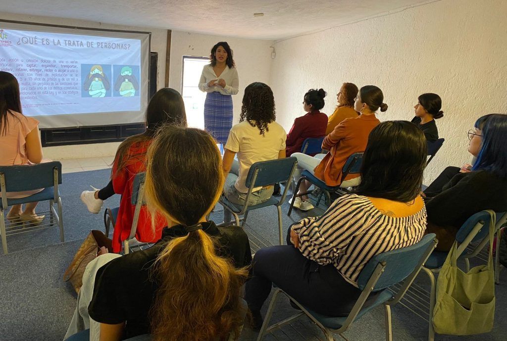 Mantiene Comisión contra la Trata en BCS capacitación en escuelas