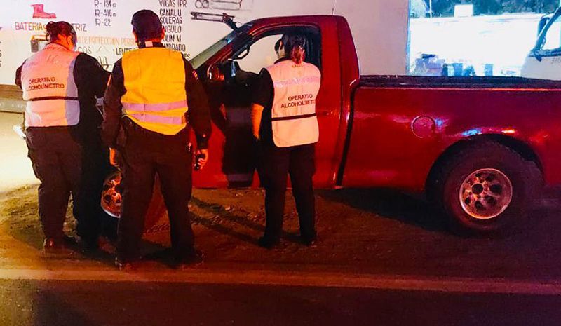 Siguen operativos de alcoholimetría en municipios
