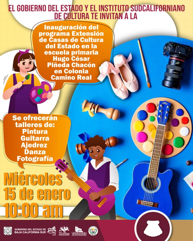 La Escuela Hugo César Piñeda Chacón será el punto de partida para talleres culturales gratuitos de pintura, danza y más.