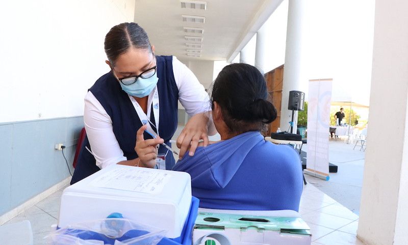 Más del 72% de avance en la campaña invernal de vacunación en Baja California Sur.