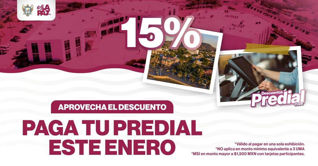 Evita filas utilizando las plataformas digitales y asegura tu descuento antes del 31 de enero.