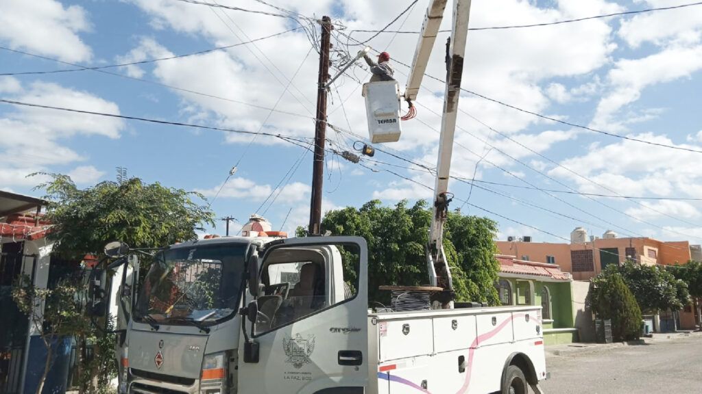 La Dirección de Servicios Públicos intensifica trabajos de poda, pintura y reforestación en parques y caminos de colonias populares.