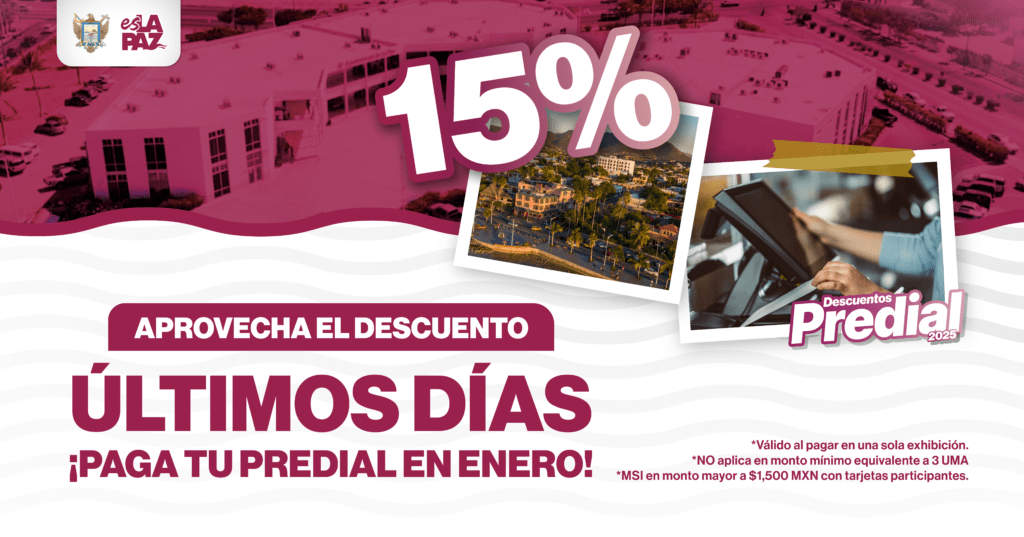Descuentos especiales para adultos mayores y personas con discapacidad en pago de predial