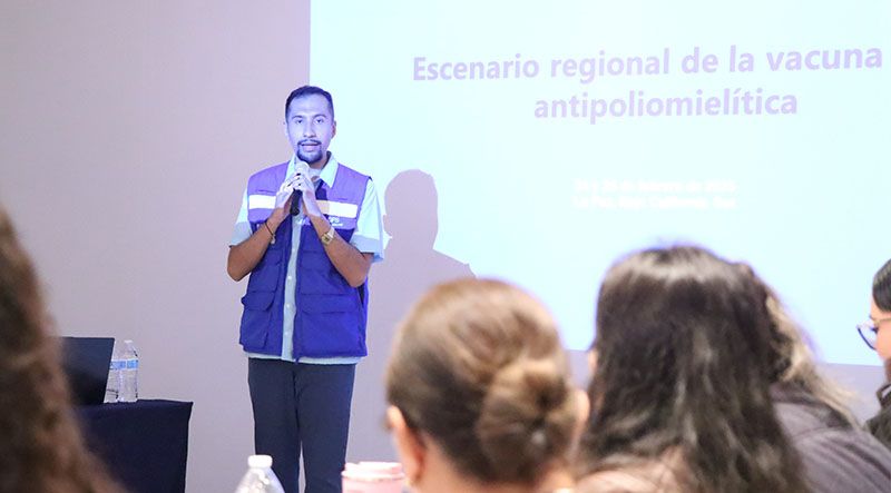 Con apoyo de la OPS, se refuerzan estrategias ante posibles casos importados de poliomielitis; la cobertura de vacunación en la entidad alcanza el 75%.