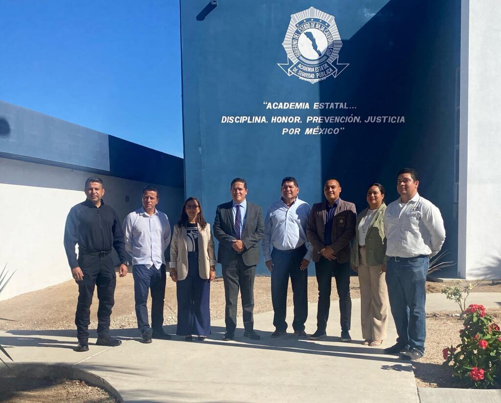Auditores internacionales evalúan procesos y estándares para reforzar la profesionalización policial en BCS.