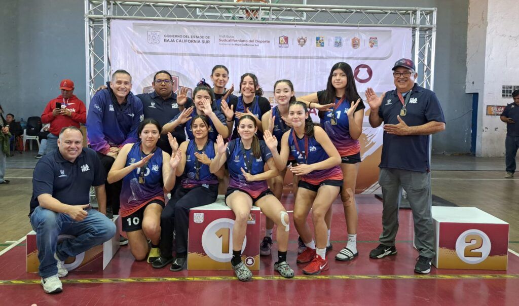 Atletas de La Paz logran el primer lugar en voleibol de playa, básquetbol y béisbol en la etapa estatal de los Nacionales CONADE