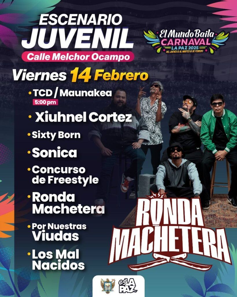 Más de 300 artistas locales darán vida al escenario juvenil con música, danza y un concurso de freestyle que cerrará con Ronda Machetera.