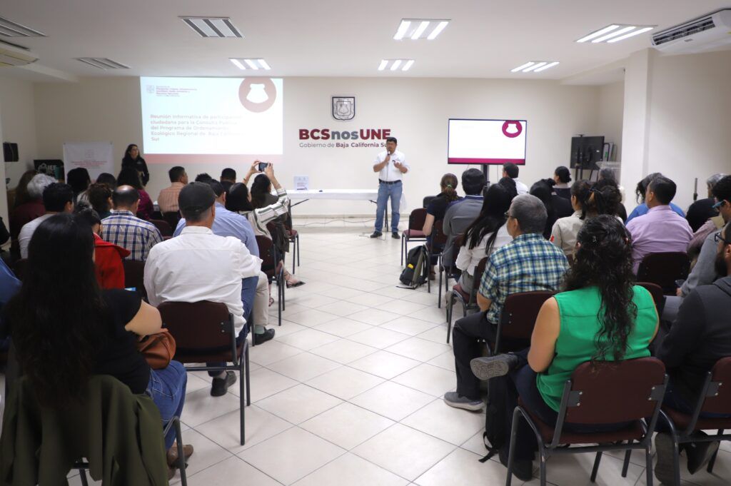 Más de 200 personas participan en la consulta pública del Ordenamiento Ecológico de Baja California Sur