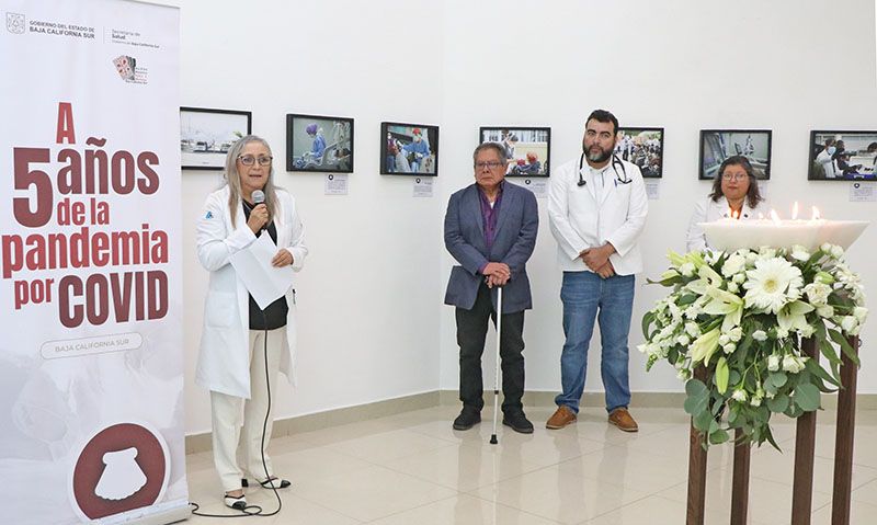  La exposición resalta las acciones del sector salud durante la pandemia y la memoria de los profesionales que perdieron la vida