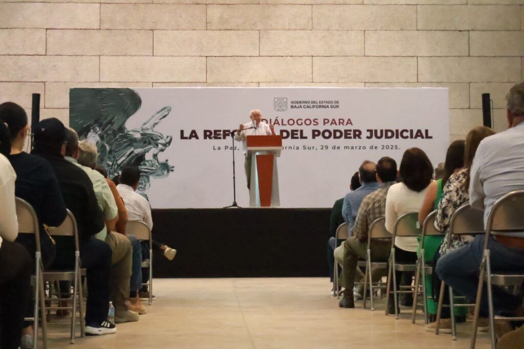 El gobernador Víctor Castro Cosío subraya la importancia de construir un sistema judicial más legítimo, equitativo y eficiente para todos.