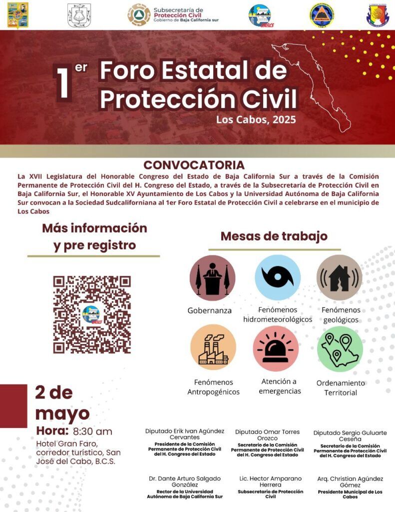 El foro estatal reunirá a los tres niveles de gobierno, organismos civiles y ciudadanos para definir estrategias de gestión de riesgos.