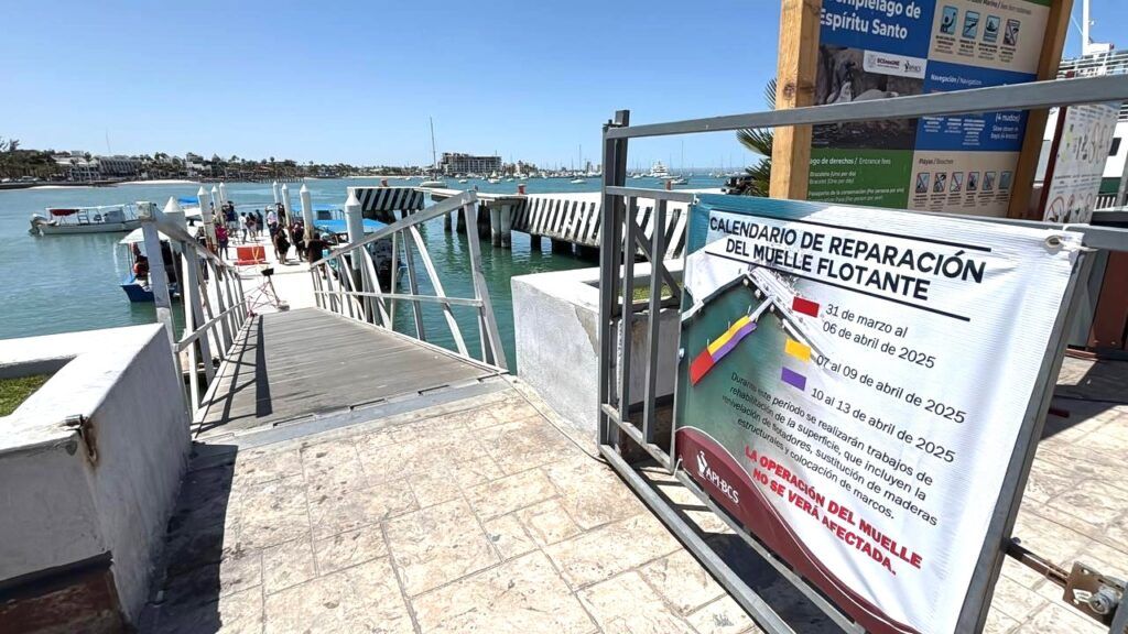 Se rehabilitarán el andén flotante del Muelle Fiscal y posteriormente los muelles La Reina y Cuauhtémoc.