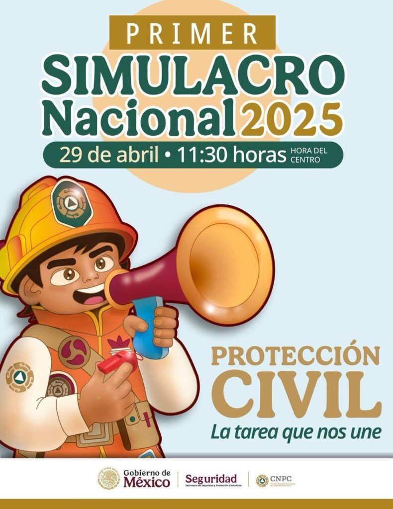 Gobierno de BCS invita a instituciones y ciudadanía a participar: este 29 de abril sonarán las alertas por simulacro sísmico