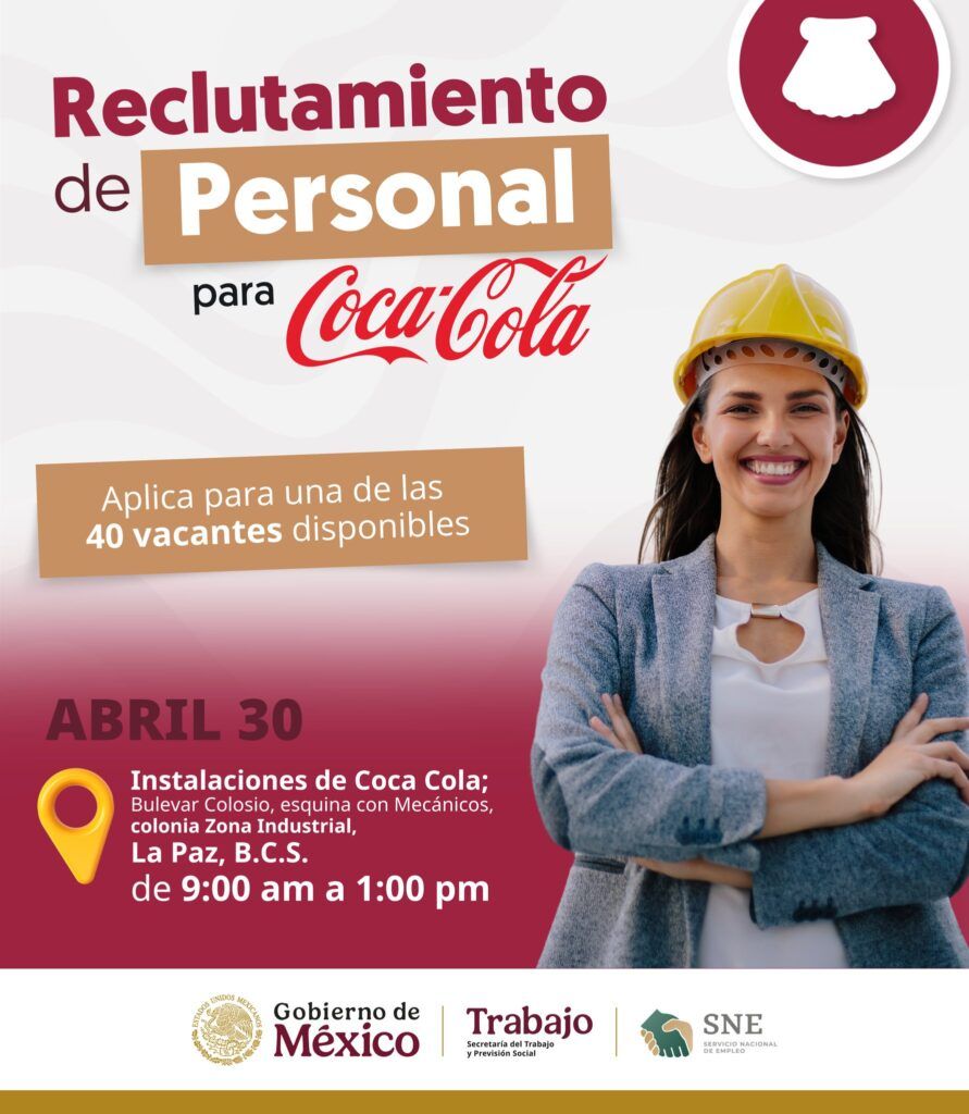 La jornada de reclutamiento se realizará el 30 de abril en las instalaciones de la empresa; buscan personal de producción, almacén y reparto.