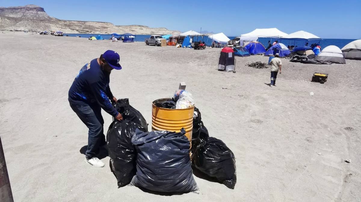 Recolectan más de 38 toneladas de residuos en playas de La Paz durante ...
