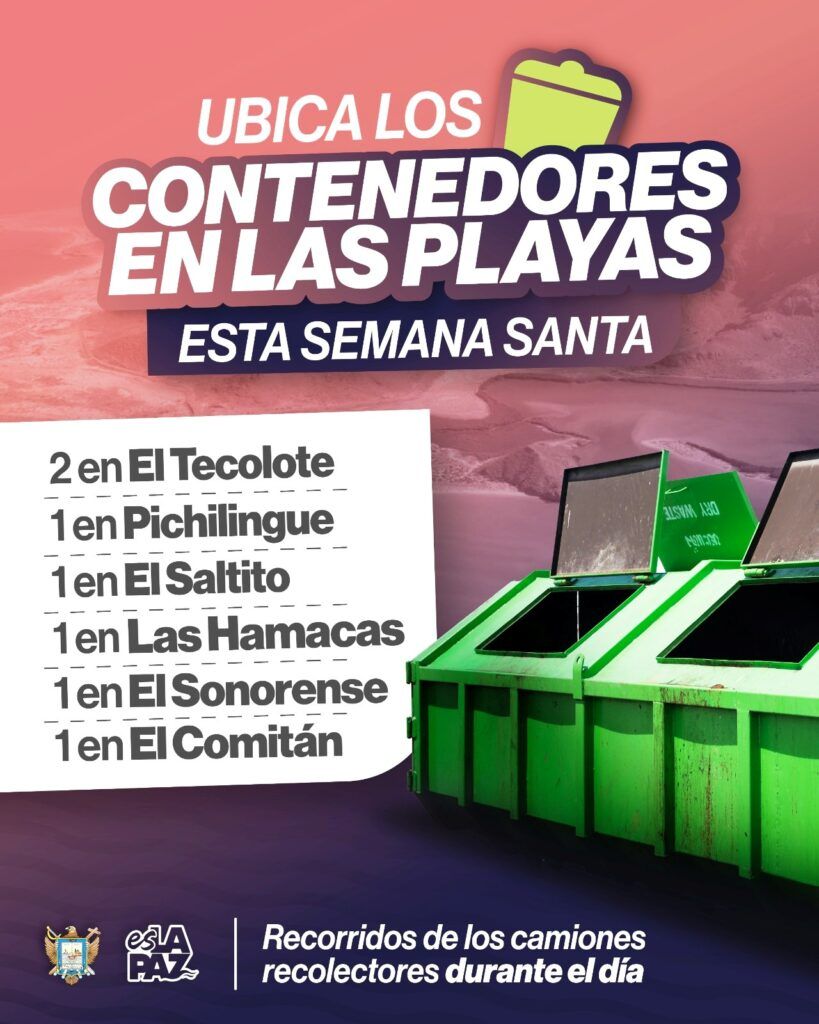 Durante Semana Santa, autoridades refuerzan acciones para reducir residuos e invitan a llevar la basura de regreso a casa.
