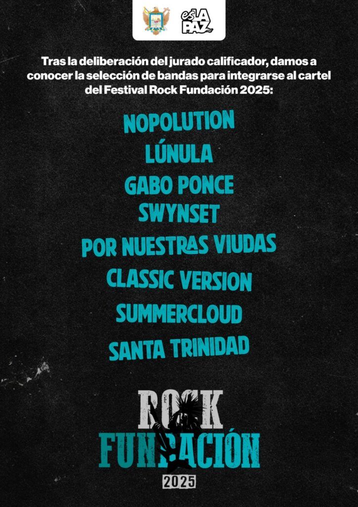 El jurado eligió propuestas originales dentro de géneros como ska, indie, punk y metal; el Festival Rock Fundación se realizará en mayo.