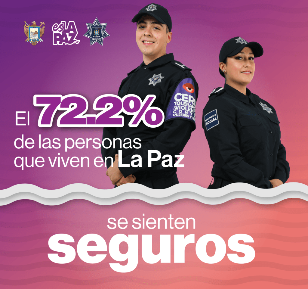 La directora de Seguridad Pública destaca que el 72.2% de los habitantes se perciben seguros, gracias a la coordinación entre los tres niveles de gobierno.