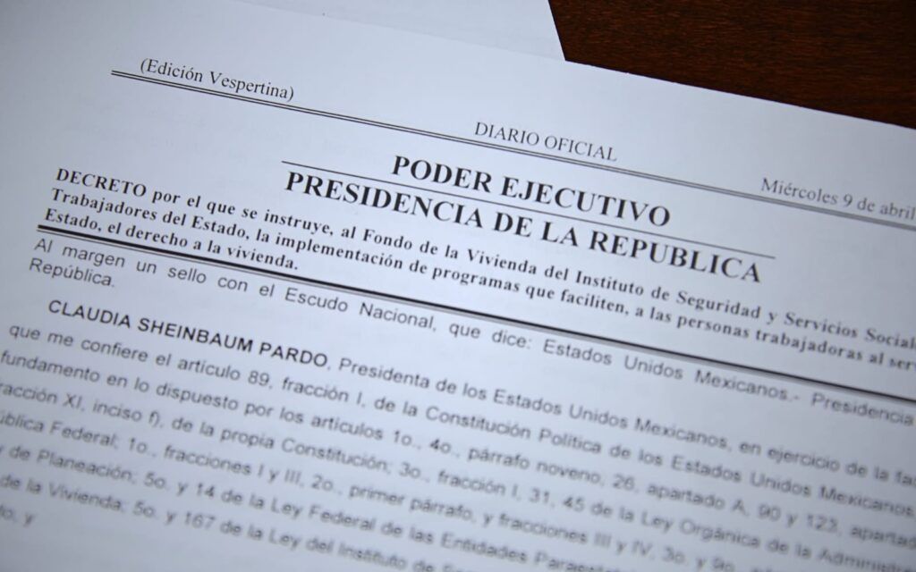 El FOVISSSTE tiene 180 días para presentar programas que garanticen el derecho a la vivienda mediante la condonación de deudas, reducción de intereses y congelamiento de saldos. 