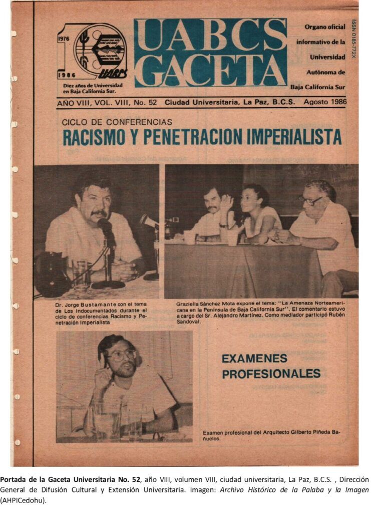 A 39 años de trayectoria, Gilberto Piñeda Bañuelos rememora el mes en que cerró su etapa como estudiante y comenzó su vida académica en la Universidad Autónoma de Baja California Sur. 