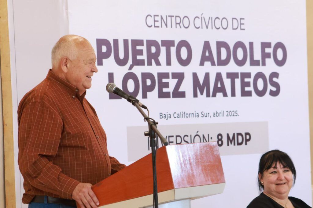 El gobernador Víctor Castro entrega dos nuevos Centros Cívicos para fortalecer la convivencia, educación y desarrollo social en Puerto Adolfo López Mateos y La Poza Grande.