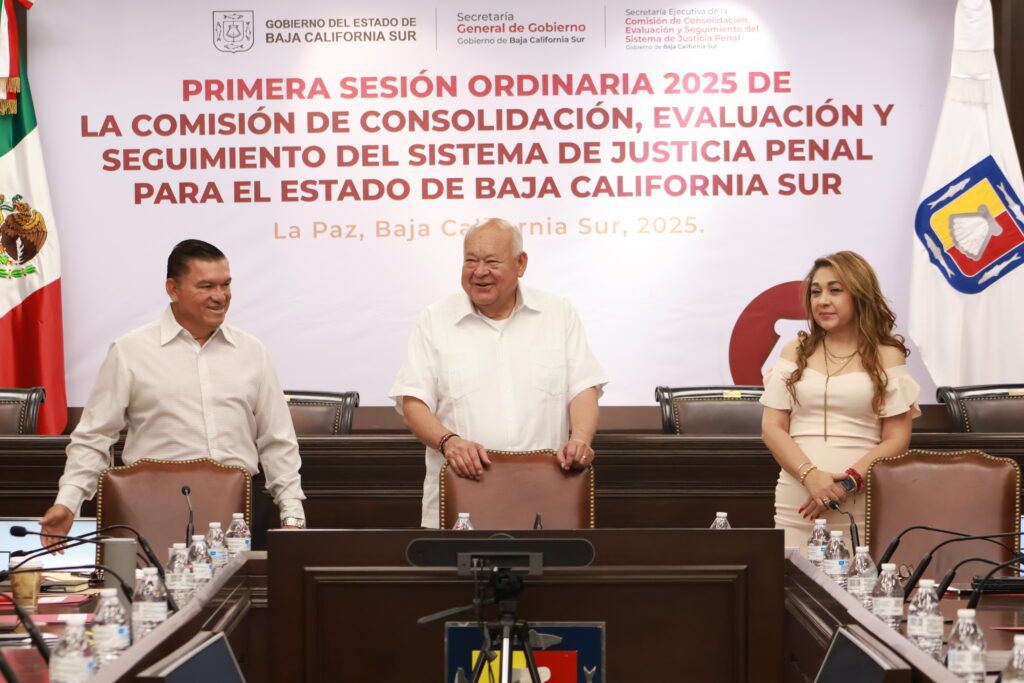 El gobernador presidió la sesión de seguimiento al Sistema de Justicia Penal, donde se presentaron avances clave en evaluación, capacitación y digitalización.