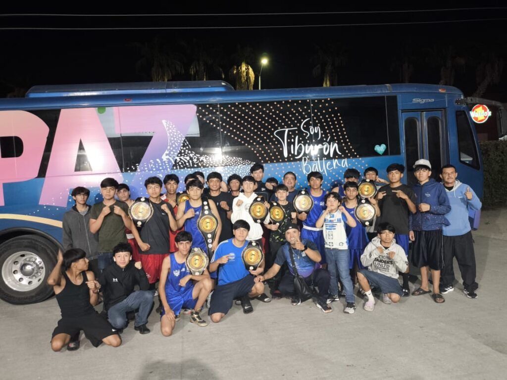  Jóvenes boxeadores del programa Impulso brillan en Los Cabos y demuestran el talento deportivo paceño.