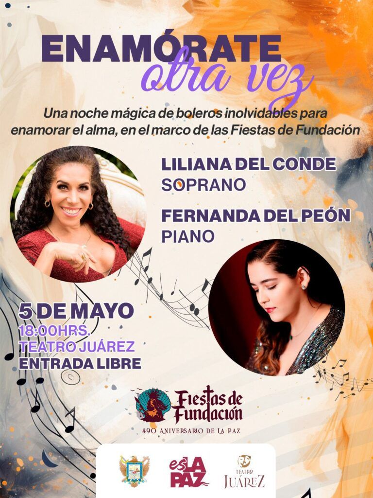 El concierto se llevará a cabo el próximo lunes 5 de mayo en el Teatro Juarez