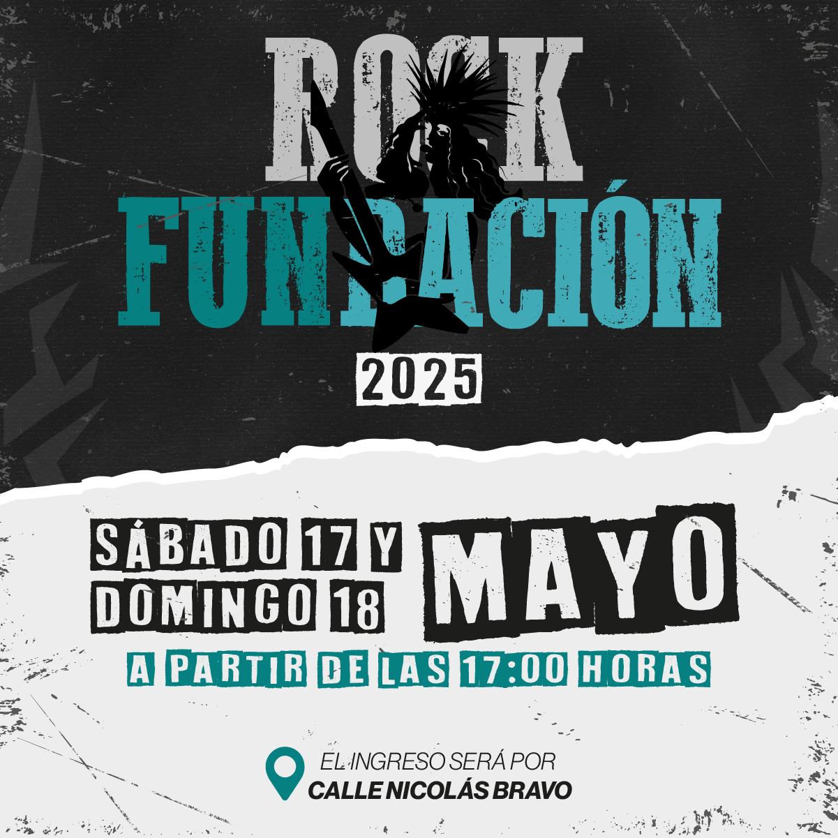 Festival Rock Fundación 2025 y el 45 Medio Maratón Costero compartirán escenario este fin de semana en el Parque Revolución.