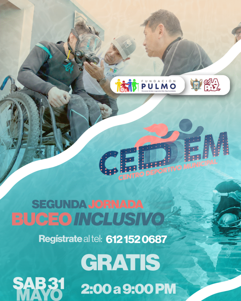 Con instructores capacitados, equipo adaptado y transporte gratuito, el evento de Buceo Inclusivo busca garantizar espacios accesibles para todas y todos.