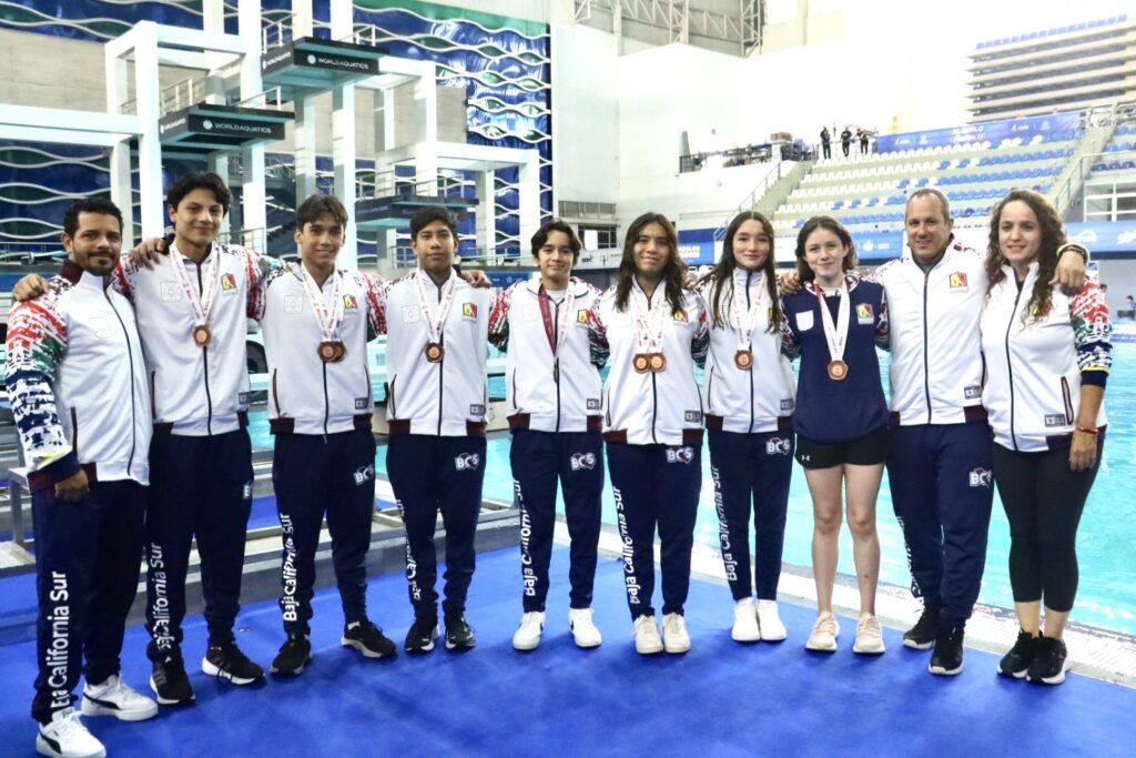 La delegación sudcaliforniana de clavados cierra con 4 oros, 3 platas y 6 bronces en Guadalajara, destacando el talento juvenil y el fin de ciclo de dos referentes.