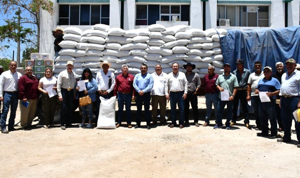 El Programa de Apoyo a la Sequía a Ganaderos ofrece concentrado y sales minerales que nutren al hato ganadero