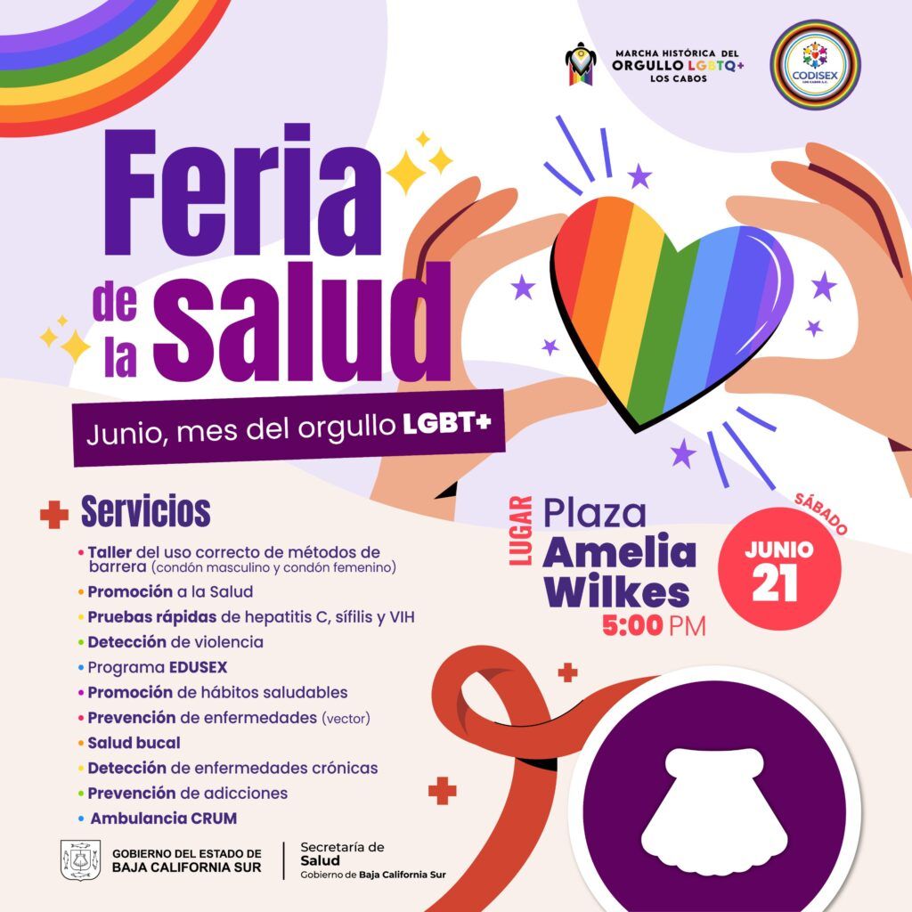 Habrá módulos de servicio de atención médica, distribución de anticonceptivos, pruebas de ITS y promoción de estilos de vida saludables