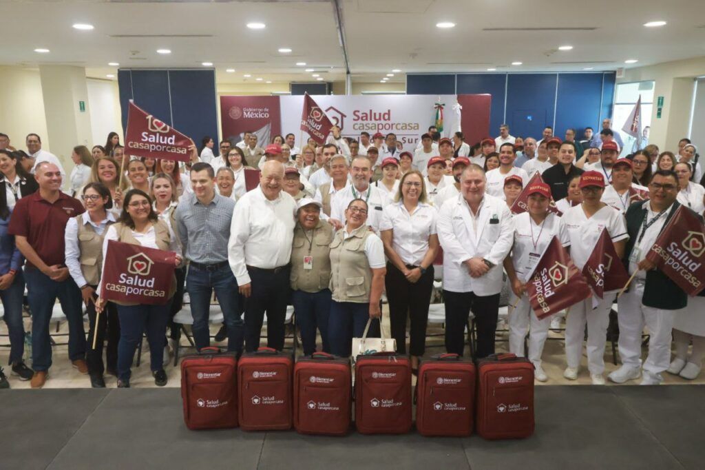 El programa “Salud Casa por Casa” atenderá a más de 70 mil personas mayores y con discapacidad; 95 profesionales de la salud ya recorren el estado.