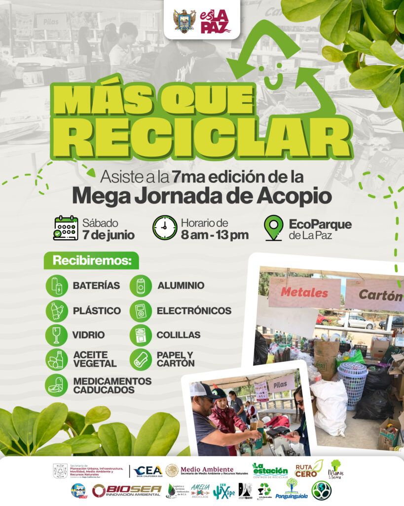Plástico, pilas, medicamentos y más podrán ser acopiados este sábado en el EcoParque, como parte del programa “Más que Reciclar”.