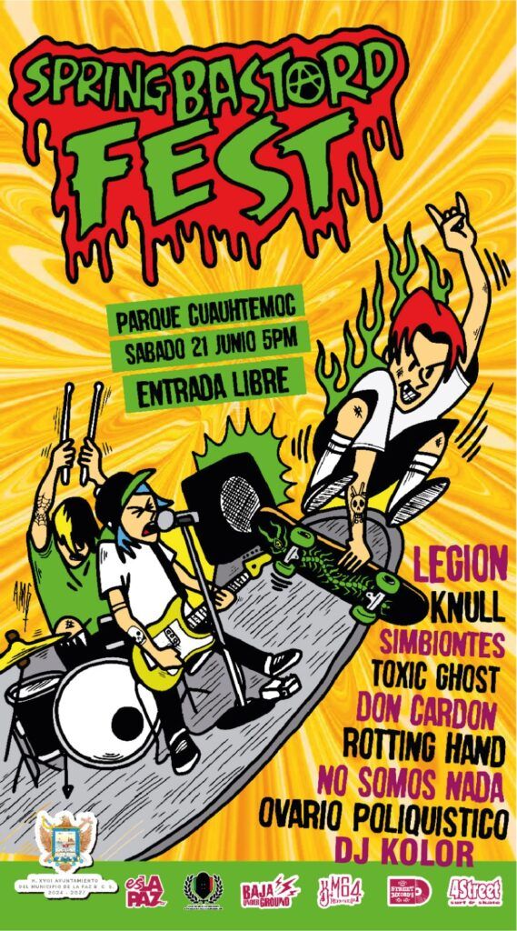 El Spring Bastard Fest reunirá a jóvenes y bandas independientes este sábado 21 en el Parque Cuauhtémoc