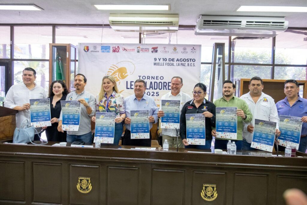 Con premios por 600 mil pesos y causa social, el Torneo de pesca “Copa Legisladores” se celebrará el 9 y 10 de agosto en la bahía de La Paz, con el dorado como especie principal.