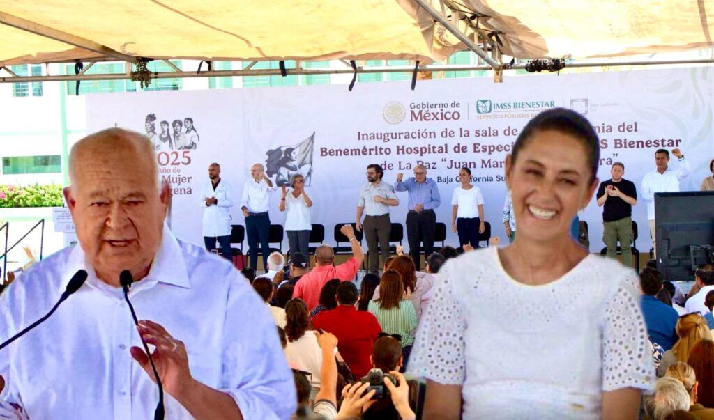 Con nuevos anuncios para el sector salud y transporte, la presidenta Claudia Sheinbaum fortalece vínculos con Víctor Castro y Milena Quiroga en un acto con alta carga simbólica y presencia de actores clave.