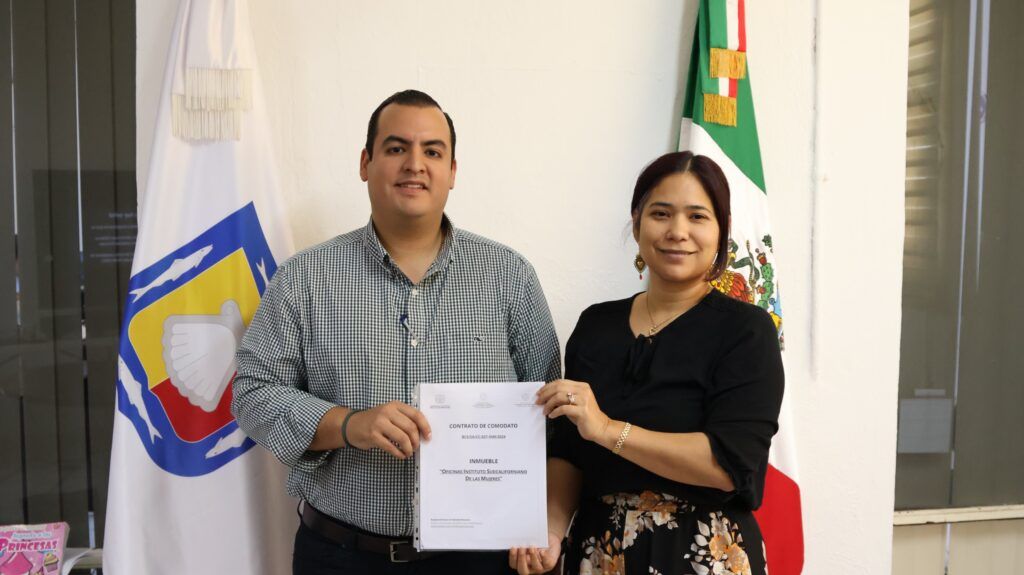 El acuerdo fortalece el compromiso de transformar la vida de las mujeres sudcalifornianas.