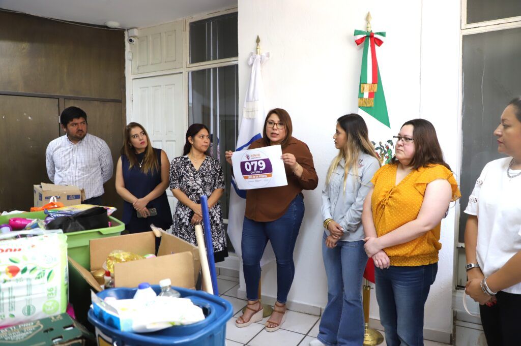 Donan insumos al refugio Espacio ALAS como parte de la estrategia “Yo me uno” de ISMUJERES