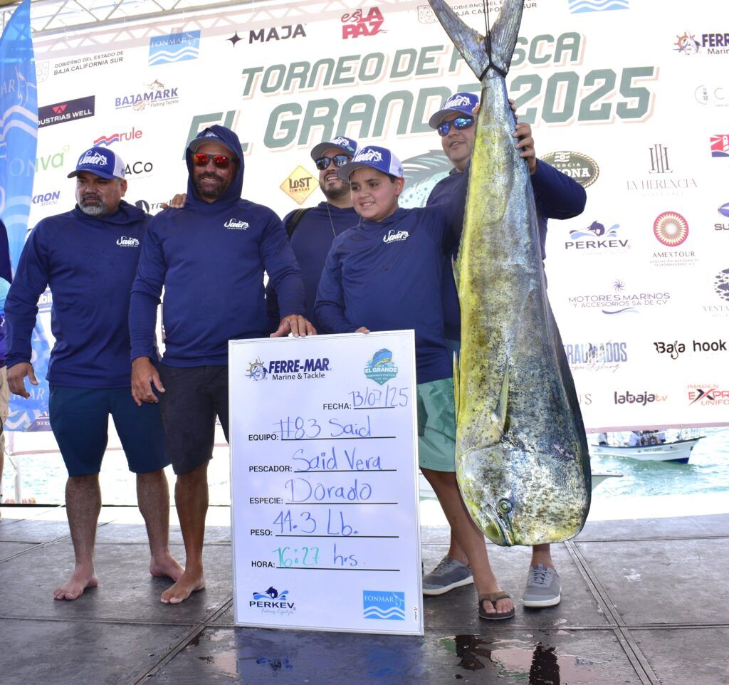 El equipo sudcaliforniano “Said” se coronó campeón en La Paz y ganó 400 mil pesos más el acumulado en jackpots, en un torneo que reunió a 139 embarcaciones.