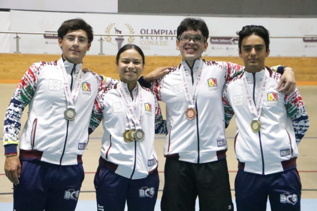 El equipo estatal de ciclismo se consolida como potencia en pista y ruta; van 97 medallas totales hasta el día cinco.