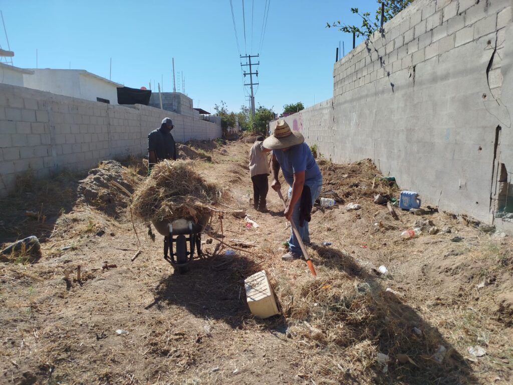 Se atendieron zonas críticas como Bellavista, Fidepaz, Guadalupe Victoria y el arroyo del Esterito, donde se recolectaron más de 26 toneladas de residuos en canales.