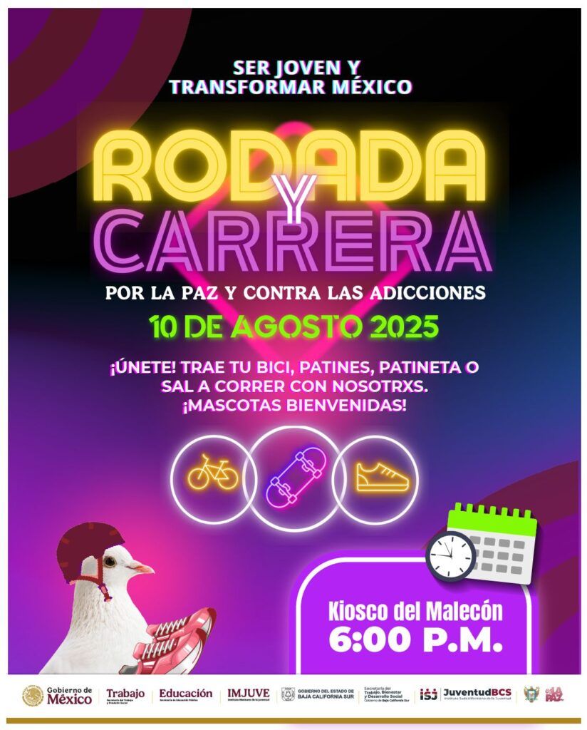 El Malecón será sede de estaa jornada de rodada y carrera abierta al público como parte de una estrategia nacional de prevención