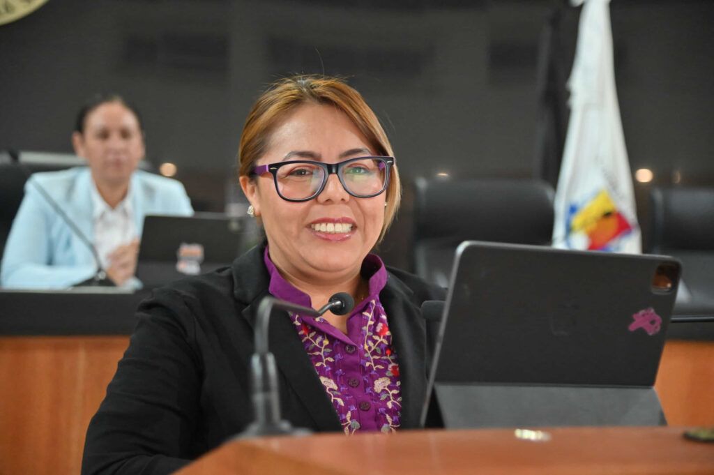 Agua potable, salud, transporte escolar y apoyo al deporte, entre los temas planteados en tribuna por la legisladora de Morena.