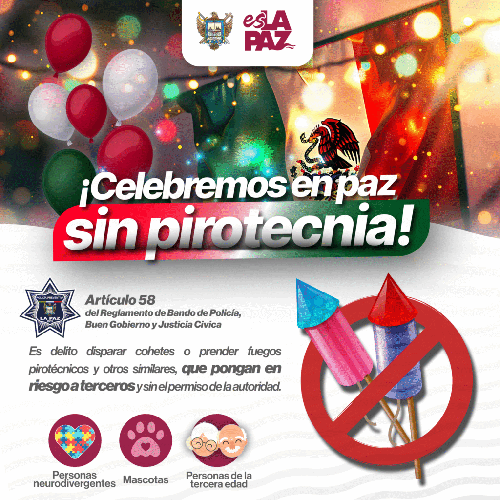 El Ayuntamiento recuerda que los operativos por pirotecnia estarán activos y que el respeto a la norma garantiza celebraciones más seguras para la comunidad.